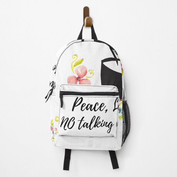 Item preview, Peace, Love and NO Talking designed and sold by jonnyglobal.