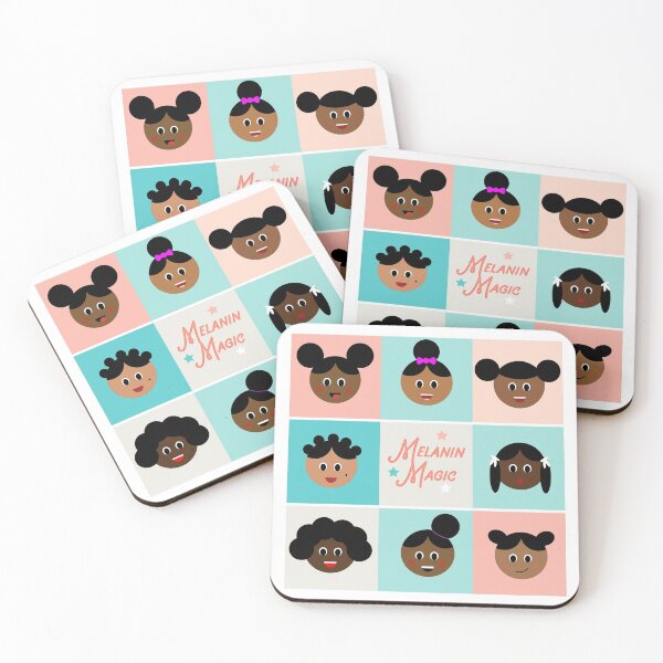 Artikelvorschau, Melanin Magic Afro Puff Schwarz Mädchen Kinder entworfen und verkauft von blackartmatters.