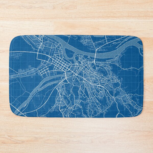 Item preview, Belgrade City Map of Serbia - Blueprint designed and sold by deMAP.