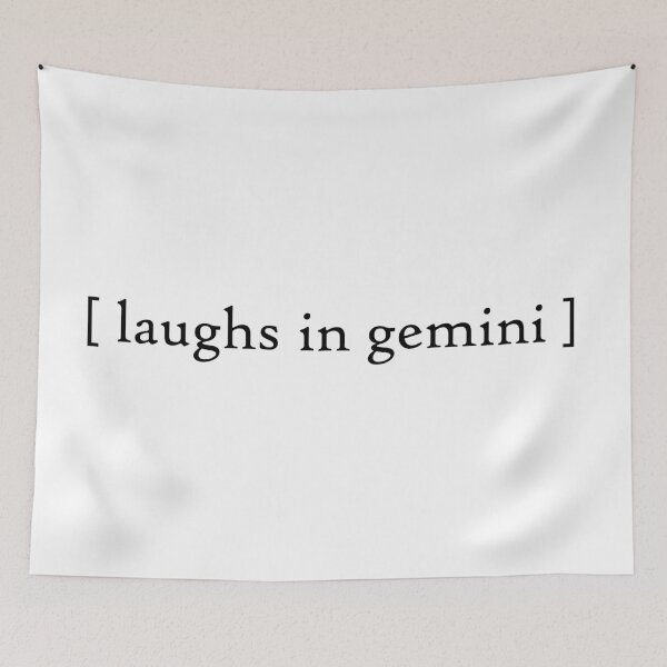 Item preview, laughs in gemini- Zodiac Sign Astrology  designed and sold by J Bigglesworth.