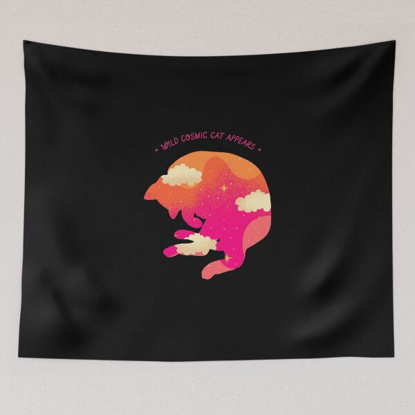 Item preview, Wild Cosmic Cat Appears designed and sold by AladdinMktgs.