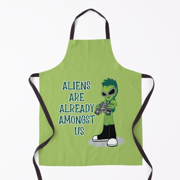 Item preview, ALIENS ARE ALREADY AMONGST US - CARTOON ALIEN DESIGN  designed and sold by Iskybibblle.