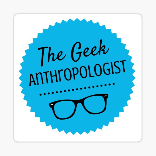 The Geek Anthropologist Logo Sticker