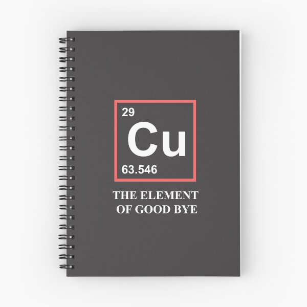 Item preview, Cu the element of GoodBye - Funny gift idea designed and sold by Ocean X.