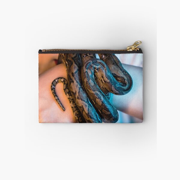 Item preview, Brown Ball Python Being Held Cute Reptile Snake designed and sold by WichitaClothing.