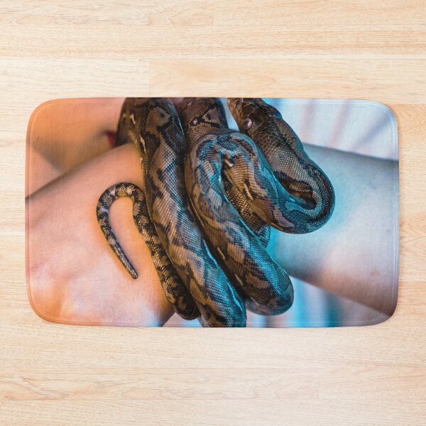 Item preview, Brown Ball Python Being Held Cute Reptile Snake designed and sold by WichitaClothing.
