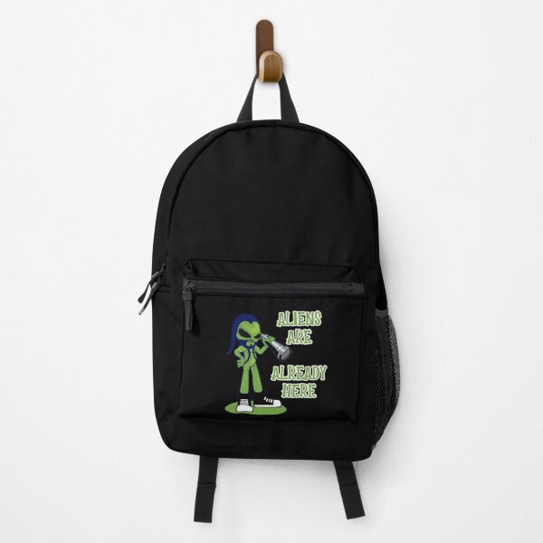 Item preview, ALIENS ARE ALREADY HERE - CARTOON ALIEN DESIGN designed and sold by Iskybibblle.