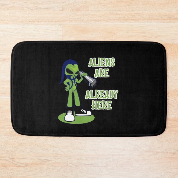 Item preview, ALIENS ARE ALREADY HERE - CARTOON ALIEN DESIGN  designed and sold by Iskybibblle.