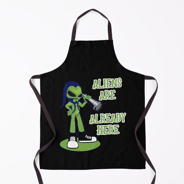 Item preview, ALIENS ARE ALREADY HERE - CARTOON ALIEN DESIGN  designed and sold by Iskybibblle.