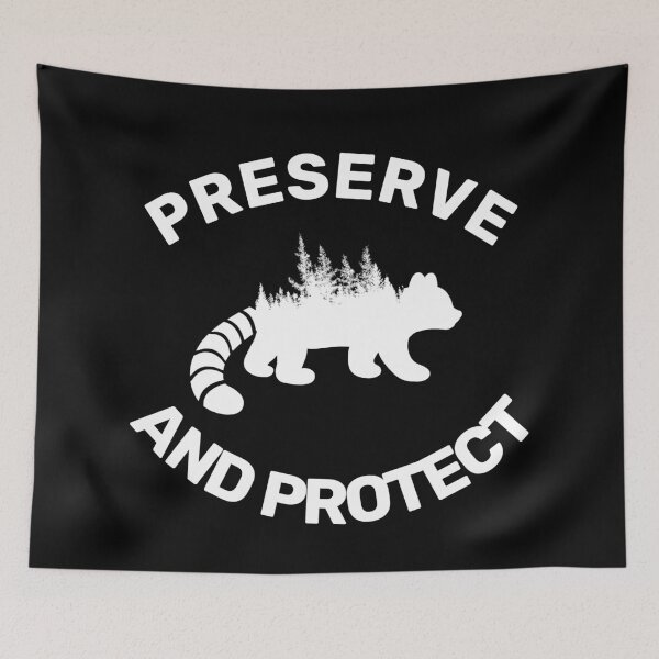 Item preview, Preserve and Protect Red pandas designed and sold by Cute  Pawz.