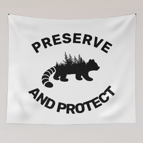 Item preview, Preserve and Protect Red pandas designed and sold by Cute  Pawz.