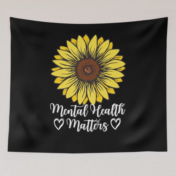 Item preview, Sunflower Mental Health Matters designed and sold by Murraysworkout.