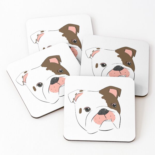 Item preview, Bulldog brown spots digital artwork designed and sold by Rgenaw.
