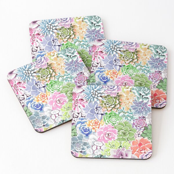 Item preview, Colorful Succulents designed and sold by Hippopottermiss.