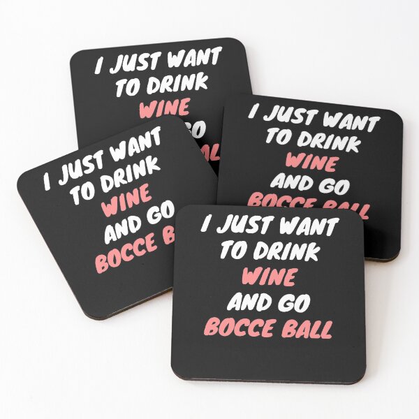 Item preview, Wine and bocce ball designed and sold by SnowballStep.