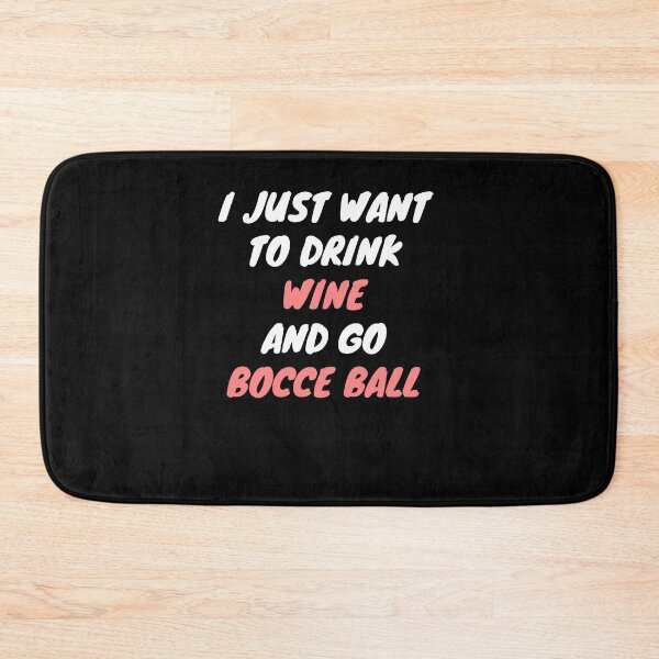 Item preview, Wine and bocce ball designed and sold by SnowballStep.