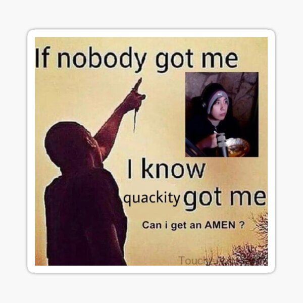 quackity meme Sticker