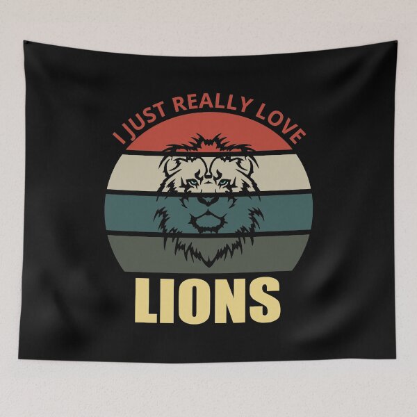 Item preview, I Just Really Love Lions designed and sold by Cute  Pawz.