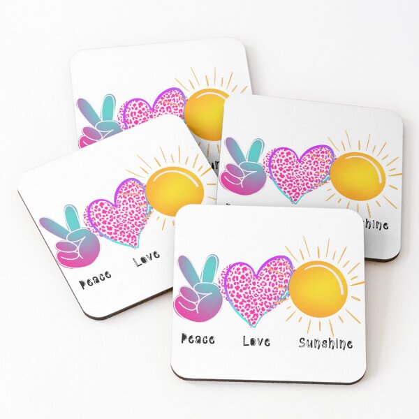 Item preview, peace love sunshine designed and sold by Stickerdepo.