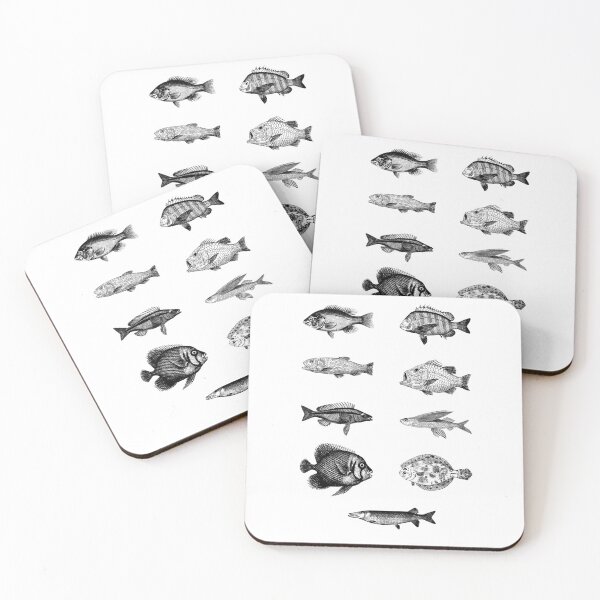 Item preview, Black and white fish designed and sold by Lorie Data.