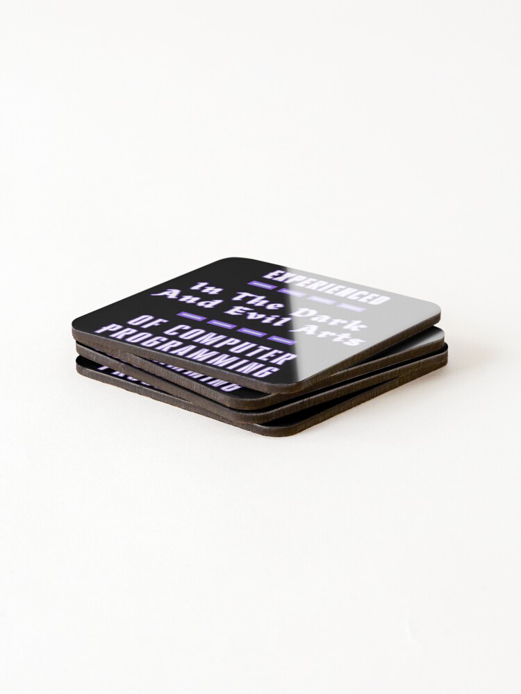 Thumbnail 4 of 5, Coasters (Set of 4), Funny Computer Programmers Design designed and sold by StormyMuse.