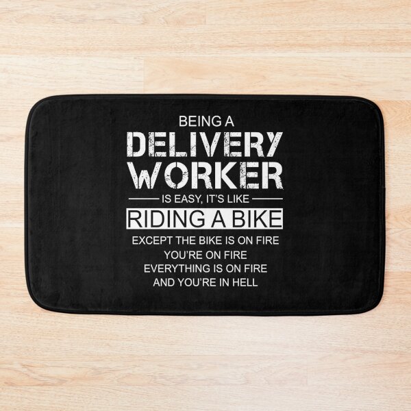 Item preview, Being A Delivery Worker Is Like Riding A Bike designed and sold by berryferro.