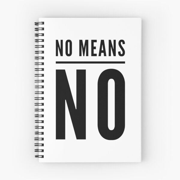 Item preview, NO means NO designed and sold by MOBpubdesign.