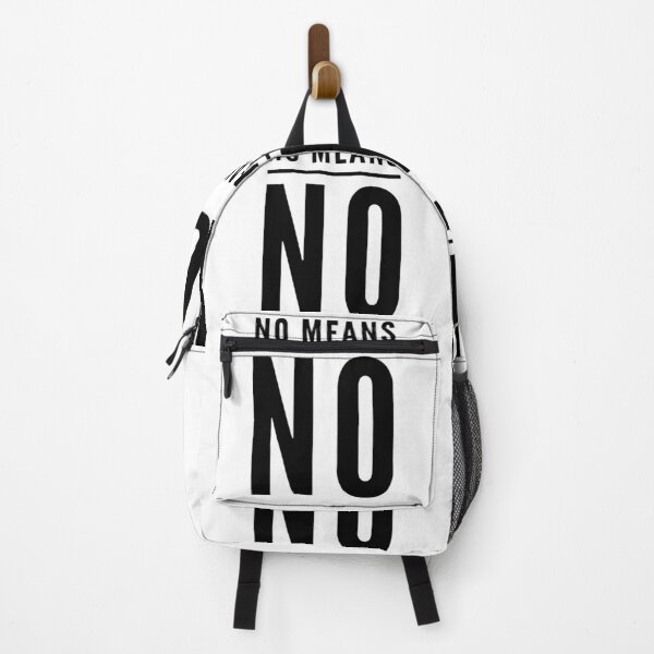 Item preview, NO means NO designed and sold by MOBpubdesign.