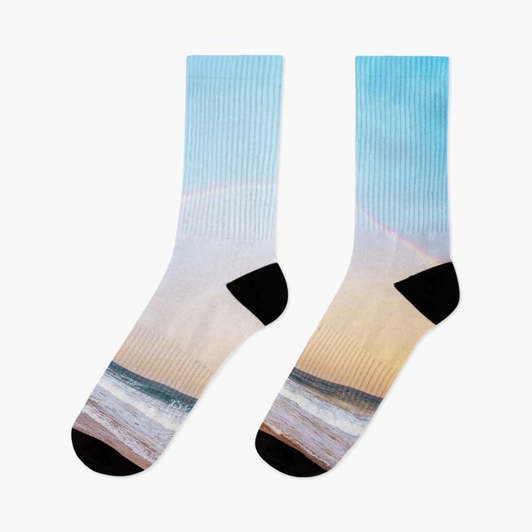 Item preview, Rainbow Over Ocean Beach Sea Summer Colorful designed and sold by WichitaClothing.