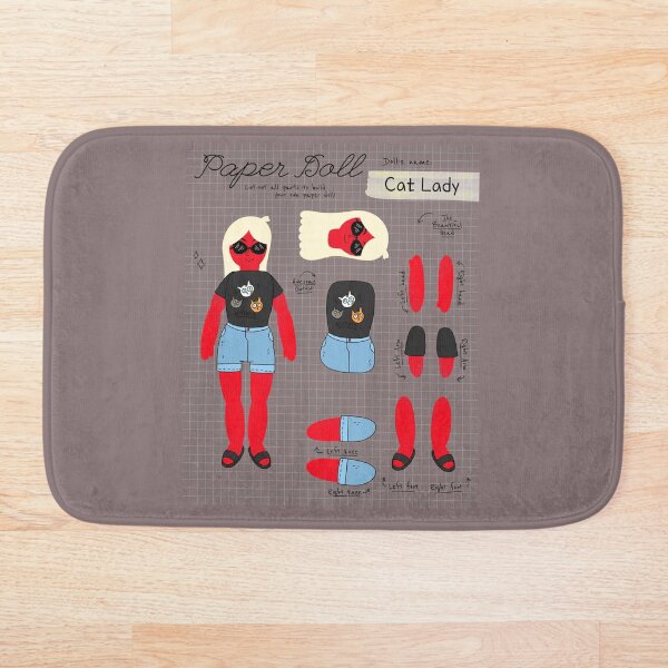 Item preview, Cat Lady Paper Doll designed and sold by One Love Fashions.