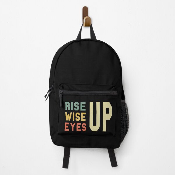 Aperçu de l'œuvre Rise Up Wise Up Eyes Up cadeau de motivation créée et vendue par FreedomTree.