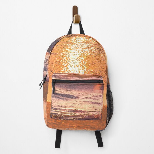 Item preview, Beach Shore Sunset Waves Orange Summer Tropical designed and sold by WichitaClothing.