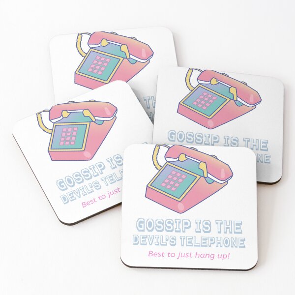Item preview, Gossip is the devil's telephone - best to just hang up! designed and sold by Sophia Fisher.