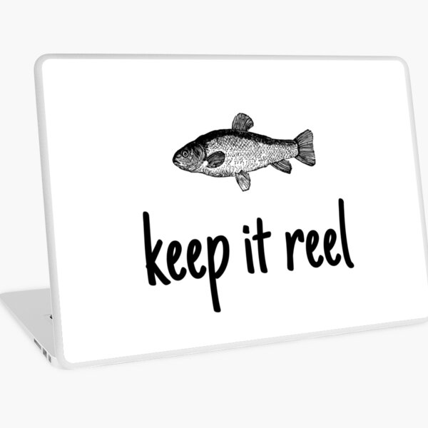 Funny Fishing Laptop Stickers & Skins