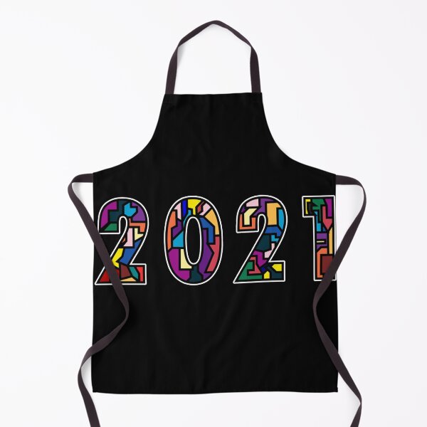 Item preview, 2021 Colorful Abstrait Pop Art Happy New Year designed and sold by DuongBui.