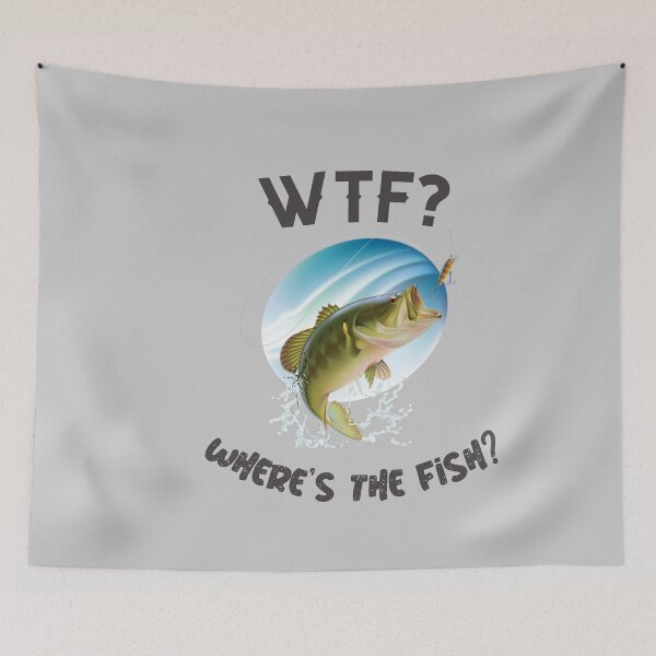 Item preview, WTF - Where's The Fish? designed and sold by MRCoopGroup.