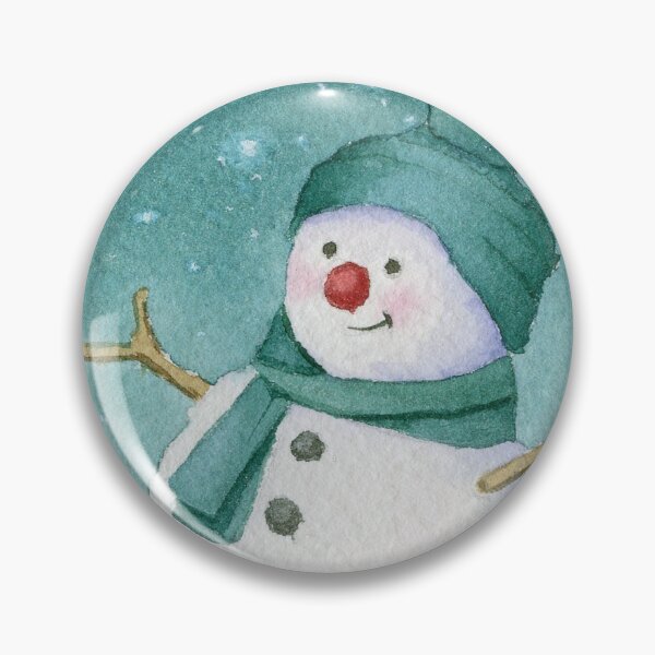 Item preview, Let It Snow watercolour snowman designed and sold by Raven Studio.
