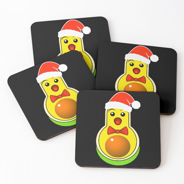 Item preview, Avocado Santa Claus Merry Christmas Excited designed and sold by Design-Focus.