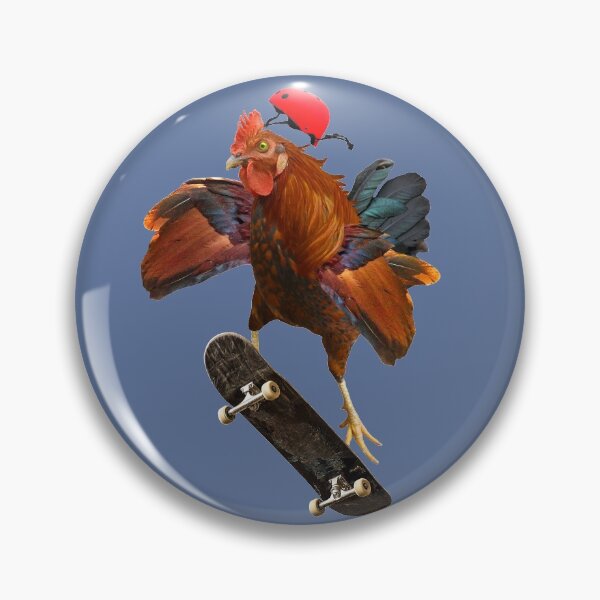 Item preview, Rad Skateboarding Chicken designed and sold by RamiBeans.