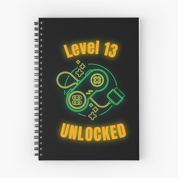 Item preview, Retro Level 13 Unlocked Gamer 13th Birthday designed and sold by thewhitteeguy.