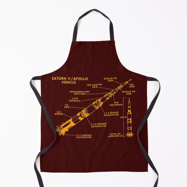 Item preview, Apollo 11 Saturn V NASA Space Rocket Diagram Illustration designed and sold by MakiMak.