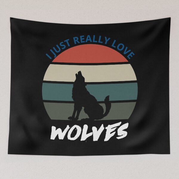Artikelvorschau, Kopie von Ich liebe Wölfe, Wolfsliebhaber entworfen und verkauft von Cute  Pawz.