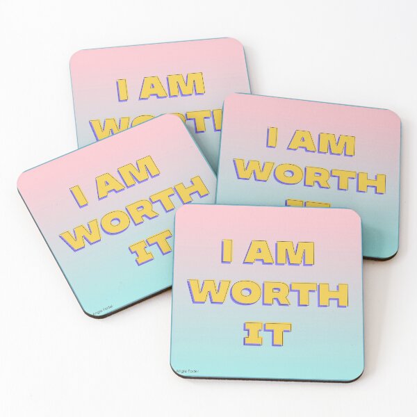 Item preview, I Am Worth It designed and sold by AngieFadel.