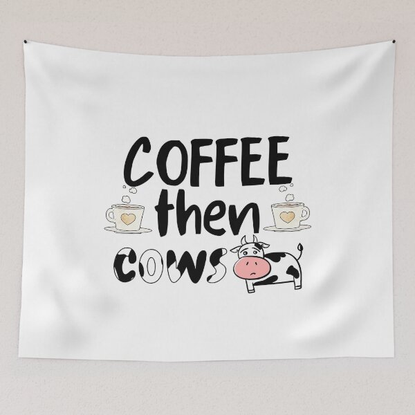 Item preview, Coffee Then Cows designed and sold by crazy merchs.