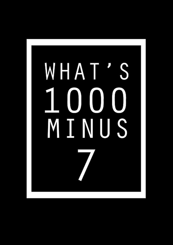 "Tokyo Ghoul What's 1000 minus 7" Posters by Azukiyo | Redbubble
