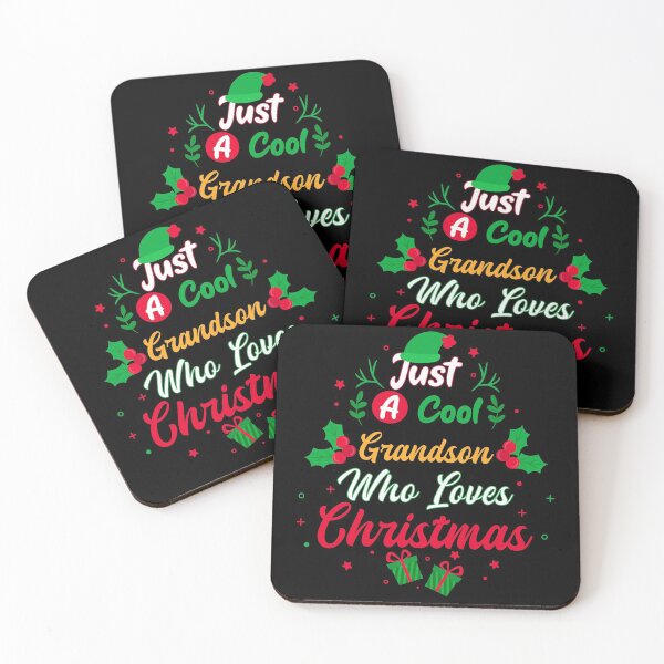 Item preview, Just a Cool Grandson Who Loves Christmas - Gift designed and sold by yeknow.