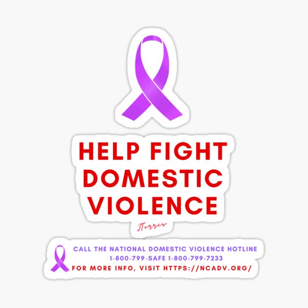 Domestic Violence Sticker