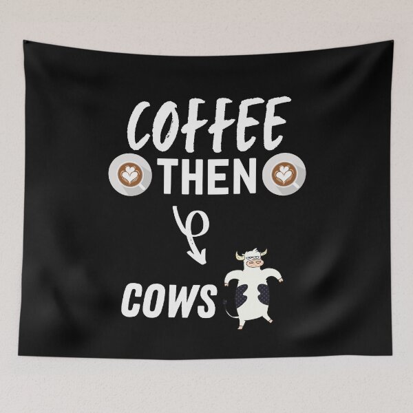 Item preview, Coffee Then Cows designed and sold by crazy merchs.