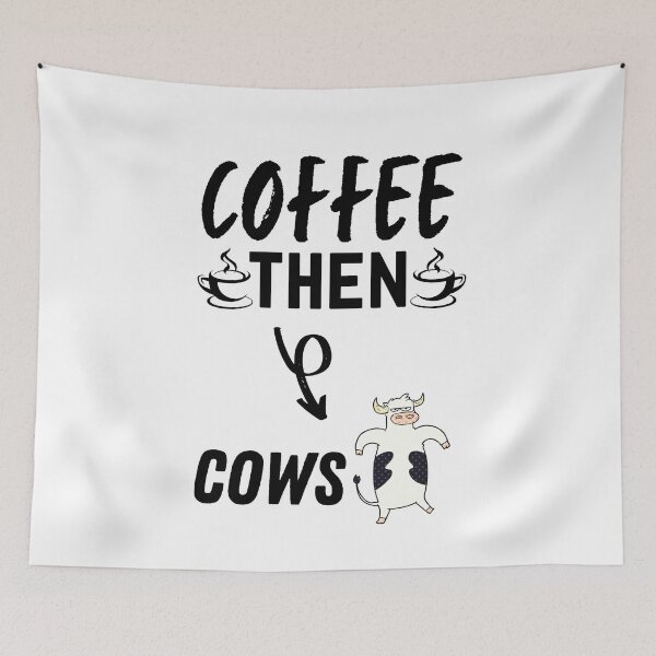 Item preview, Coffee Then Cows designed and sold by crazy merchs.