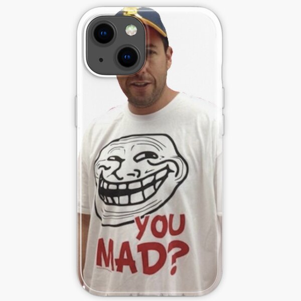 Adam Sandler wearing a u mad T-shrit iPhone Soft Case